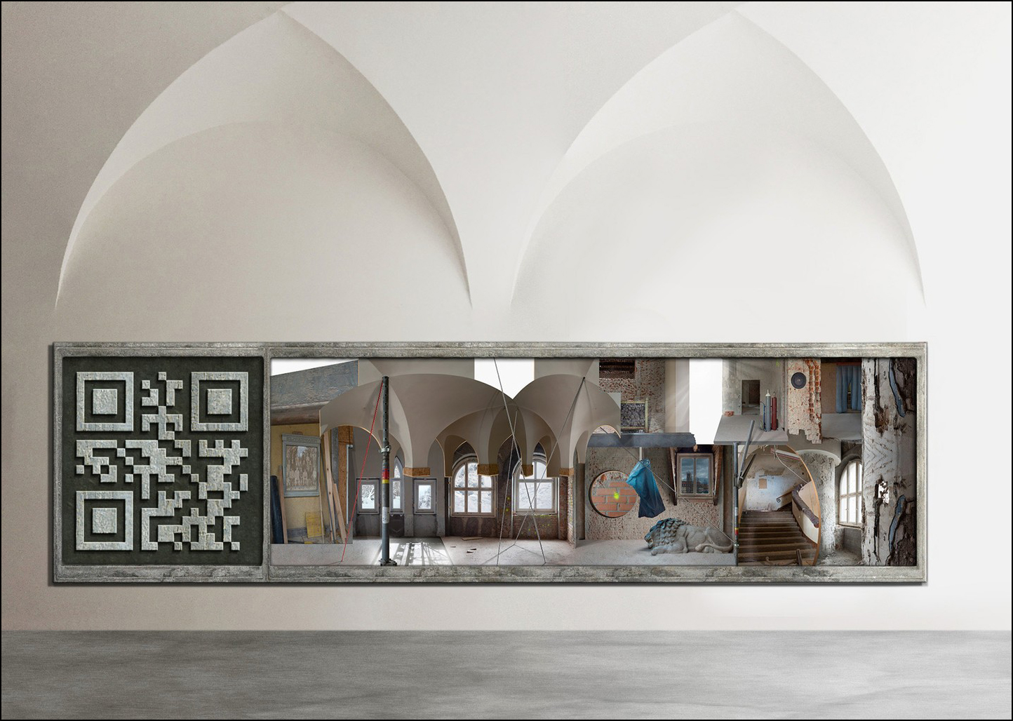 Digital Amnesia or Constructed Memory is now permanently installed at Munich's historic Maximilian Gymnasium. explore the project further on its exclusive <a href="https://da-cm.de/website/">website</a>